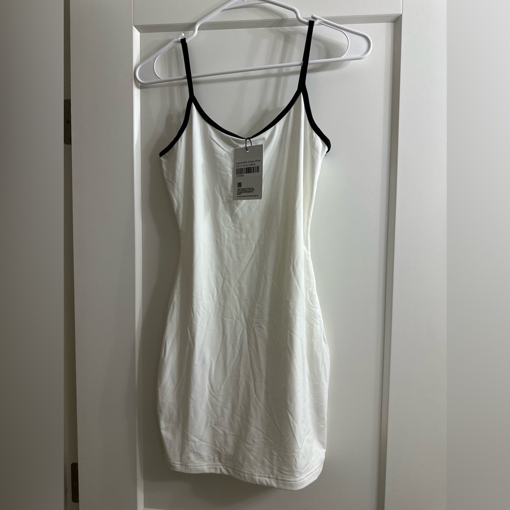 Princess Polly Mini Slip Dress with Black Trim